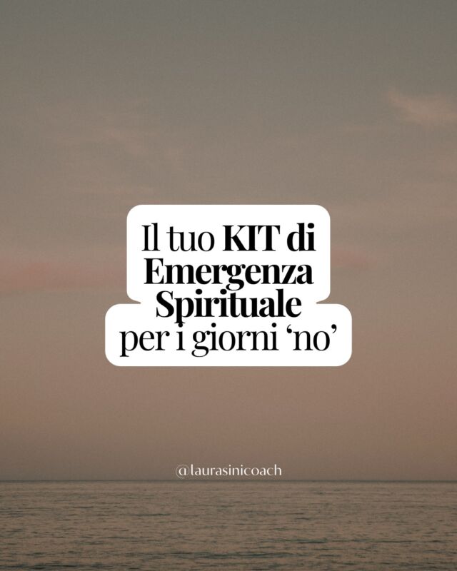 Cosa include il tuo kit di emergenza per i giorni difficili?

Se c'è qualcosa che ti toglie la pace e vuoi lavorarci insieme, puoi prenotare una sessione 1 a 1. 

Liberiamo insieme ciò che ti blocca.

Commenta "sessione" e iniziamo.

@laurasinicoach ♥️

 #CoachOlistico #terapeuta #lifecoach #BusinessConAnima #coach #StrategieVincenti #CrescitaPersonale #counselor #CrescitaCondivisa #MarketingSpirituale