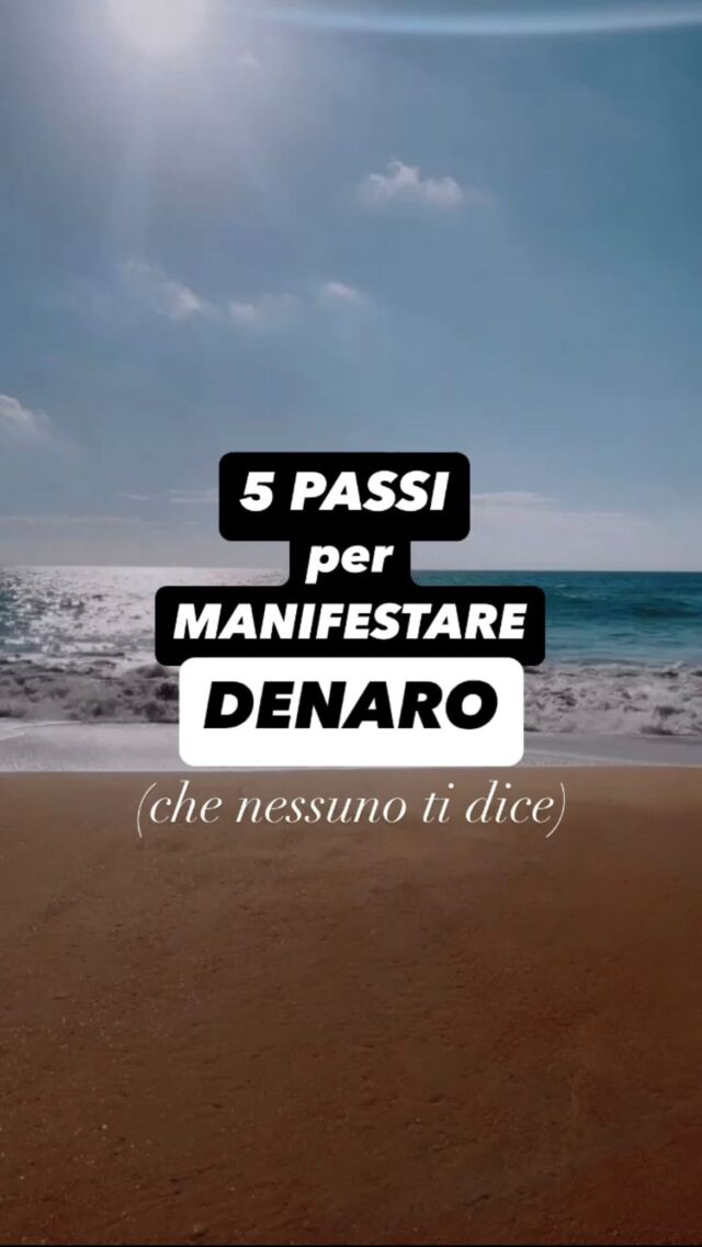 1️⃣ Abbandona l’idea che il denaro richieda sacrifici: Non è necessario soffrire per avere successo.

2️⃣ Non sentirti in colpa per desiderare abbondanza: Vivere bene è allineato con la volontà divina.

3️⃣ Cerca il proposito, non solo il risultato: Il denaro ha valore quando serve a fare del bene.

4️⃣ Non aspettare di avere qualcosa per essere felice: La pace interiore apre a ricevere di più.

5️⃣ Accogli l’abbondanza con gratitudine: Meritarti di ricevere non esclude la spiritualità.

Quale credenza limitante sul denaro sei disposto a lasciare andare oggi?

Se vuoi prosperare nella tua professione e nella vita…
ti invito in una comunità dove pratichiamo azioni concrete per prosperare nella pienezza della divinità che siamo ✨

Tu sei l’amore e l’abbondanza che hai sempre cercato.

Commenta “CREA” qui sotto per unirti.